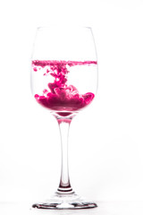 glass of red wine
