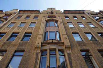 Obraz premium Jugendstilfassade in St. Petersburg