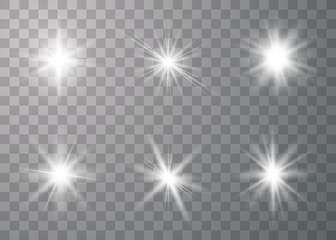 Set of glow light effect