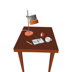 The workspace for writing