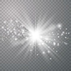Glow light effect. 