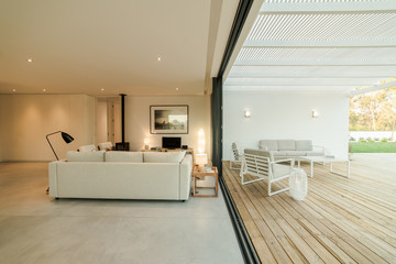 Modern villa with pool and garden