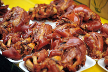 Korean food  Pigs' Feet, Korean called Jokbal