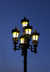 Fototapeta na wymiar Vintage street light
