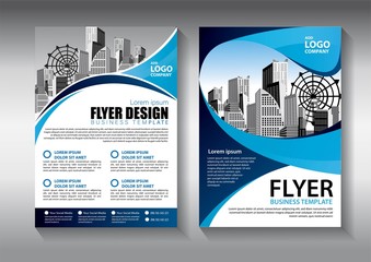 Business abstract vector template. Brochure design, cover modern layout, annual report, poster, flyer in A4 with colorful triangles, geometric shapes for tech, science, market with light background