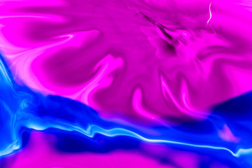 Watercolor and acrylic abstract. Colorful background. Mix, splashes and drawings of colors: yellow, blue, red, brown