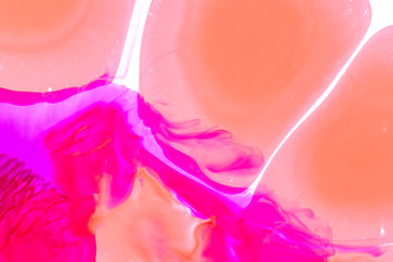 Watercolor and acrylic abstract. Colorful background. Mix, splashes and drawings of colors: red,...