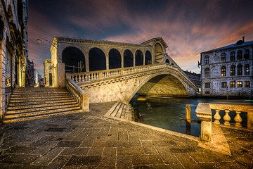 Pont du Rialto lever du jour - Venise
