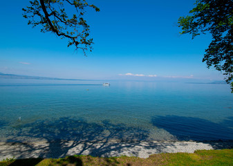 Genfer See bei Yvoire in Frankreich