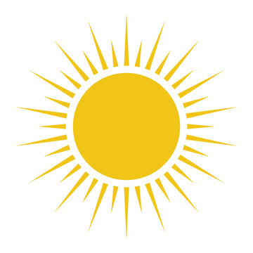 Simple vector sun 