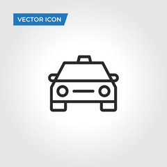 Taxi vector icon
