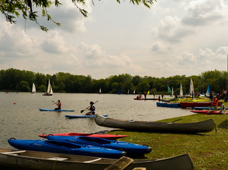 An open day held by the sailing club.