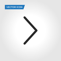 Next icon isolated on white background. Next icon in trendy design style. Next vector icon modern and simple flat symbol for web site, mobile app, UI. Next icon vector illustration, EPS10.