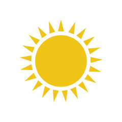 Simple vector sun 