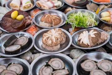 Dim Sum, Chinese cuisine prepared as small bite-sized portions.