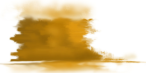 brown color brush stroke  digital painting 