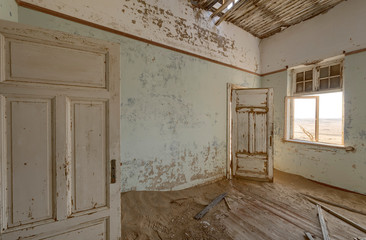 Room in a deserted building, Namibia