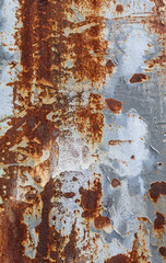 Old Weathered Corrugated Rusty Metal Texture