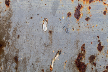 Old Weathered Corrugated Rusty Metal Texture