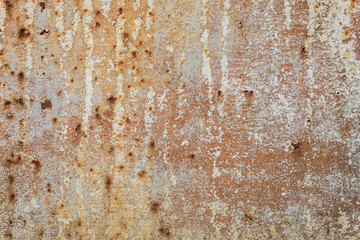 Old Weathered Corrugated Rusty Metal Texture