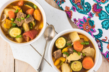 Hungarian soup goulash.