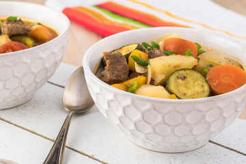 Hungarian soup goulash.