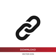 Link chain icon. Hyperlink