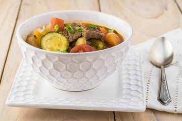 Hungarian soup goulash.