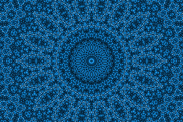 Obraz premium Blue background with abstract pattern