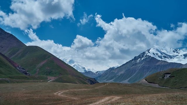 Alay Valley ,  peak of Lenin  Pamir mountains