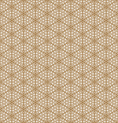 Seamless geometric pattern based on japanese ornament kumiko .