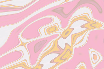 Marble background pastel in pink and white color illustration. Texture of marble with orange color.