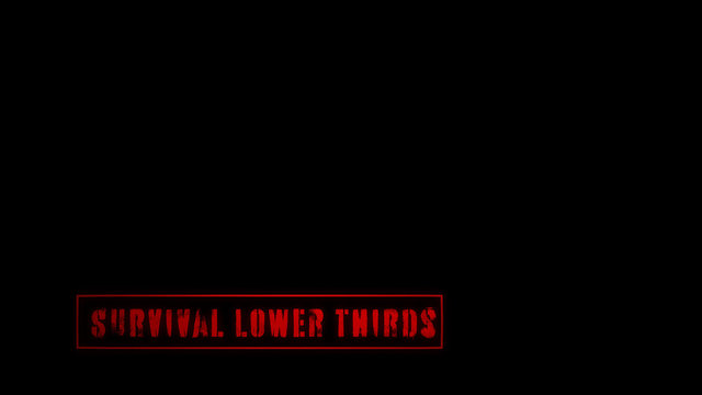 Survival Lower Third