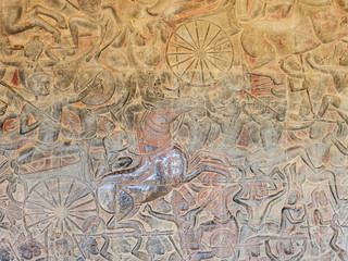 Deckenmalerienvon Angkor Wat