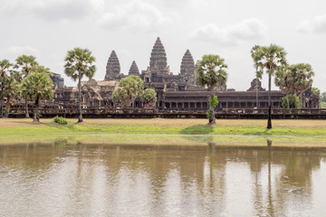 Fototapeta na wymiar Angkor Wat Tempel in Phnom Penh in Kambotscha