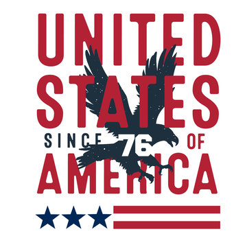 USA United States of America Eagle Patriotic Graphic