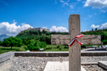 Monte Cassino Polish war cemetery - obrazy, fototapety, plakaty