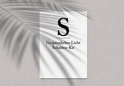 Schatten-Kit mit gesprenkeltem Licht