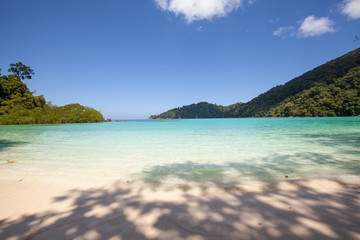 Fototapeta premium The snorkelling famous place of Mu Koh Surin Island National Park where near to Khura Buri district, Phang-nga, Thailand