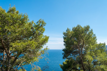 Fototapeta na wymiar Landscape of coast of Capo Caccia