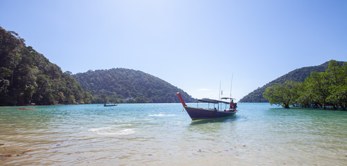 The snorkelling famous place of Mu Koh Surin Island National Park where near to Khura Buri district, Phang-nga, Thailand