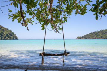 The snorkelling famous place of Mu Koh Surin Island National Park where near to Khura Buri district, Phang-nga, Thailand