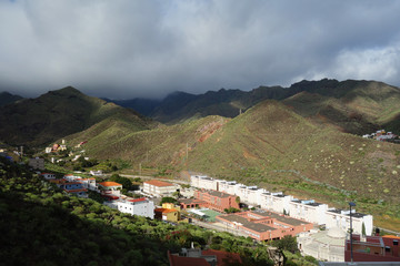 Fototapeta na wymiar Canary island hill and nature