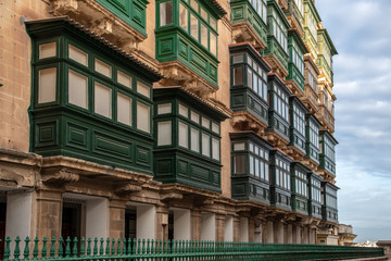 Fototapeta premium Valletta Baclonies