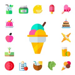 fruit icon set