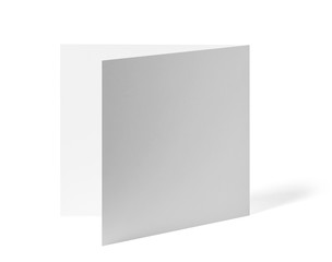 folded leaflet white blank paper template book