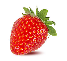 Fresh strawberry isolated on white background © Ekaterina