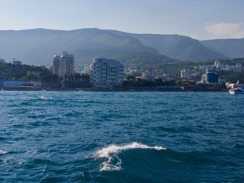 Jalta view from the sea