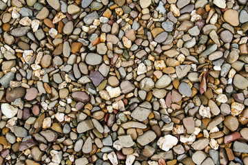Fototapeta premium Pebbles stone background