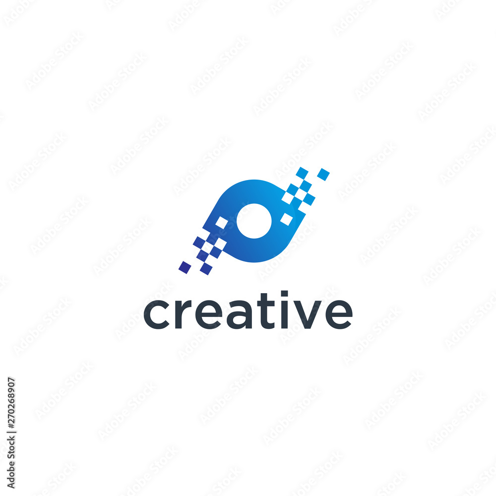 Poster abstract logo. minimalistic logo design. creative logo. beautiful and simple element.